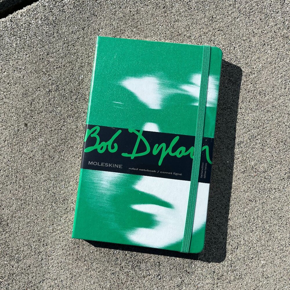 bob dylan green moleskine